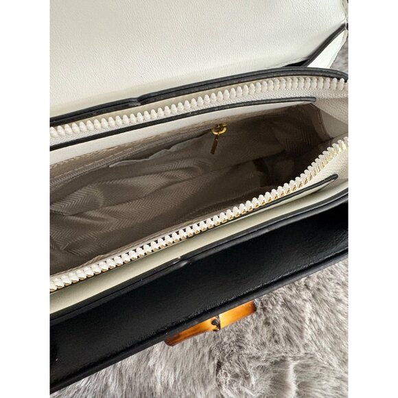 MORE TO COME Hayes Bag in Cream New Womens Clutch Crossbody Evening - Picture 7 of 12